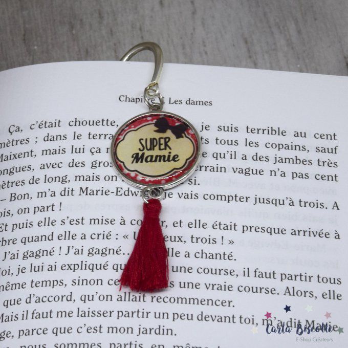 marque page rouge